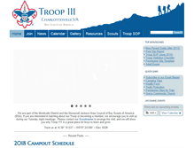 Tablet Screenshot of bsa-troop111.org